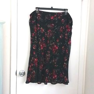 Womens Covington Midi Skirt 24W